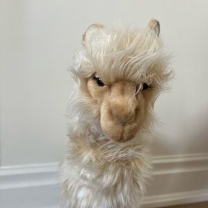 Plush Cream Llama Stuffed Animal